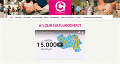 Desktop Screenshot of cultuur-contact.nl